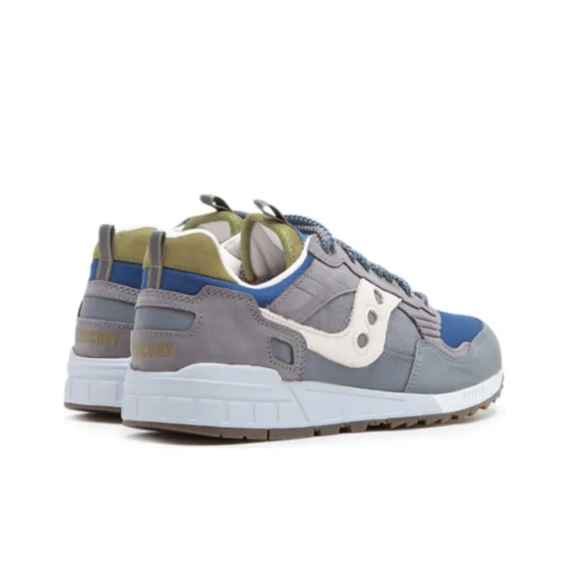 Saucony Shadow 5000 Anti Slip Wear Resistant Low Top Casual Shoes Unisex Gray Blue-2