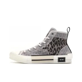 DIOR B23 High Top Brown Leopard