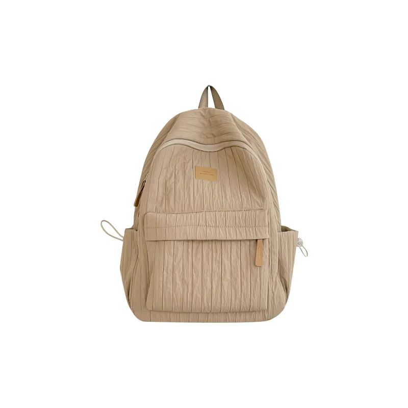 KAMLUI Nylon Fabric Backpack Regular Unisex Multicolor-3