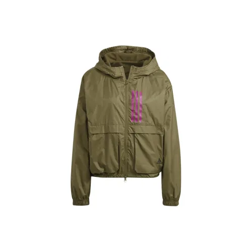 Adidas Trench Coats Women's Green