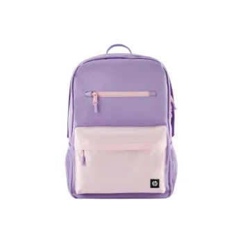 HP HUIPU Polyester Backpack Unisex Pink/Light Purple