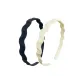 Minimalist Style Wave Headband-Black+White