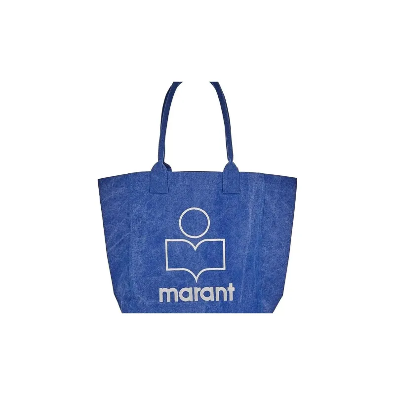 ISABEL MARANT Yenky Logo Embroidered Tote Bag-3