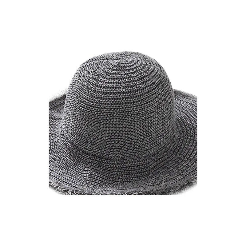 Lanza Straw Woven Hat Spring And Fall Floral Edgy Sun Protection Hat Unisex-5