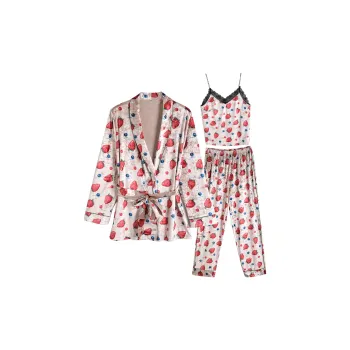 IIZZINI Pajama Set Women's Three-Piece Set