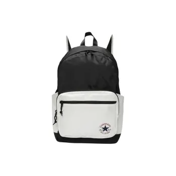 Converse Polyester Backpack Medium Size Unisex Black & Ecru