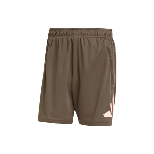 Adidas ESSENTIALS Sports Shorts Men Shadow Olive Green / Semi-pink Sparkles