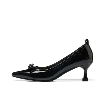 HLA Work Commute Unlined Shoes With Slim Heel And Bowknot Professional Shoes For Women's Casual Wear Women's