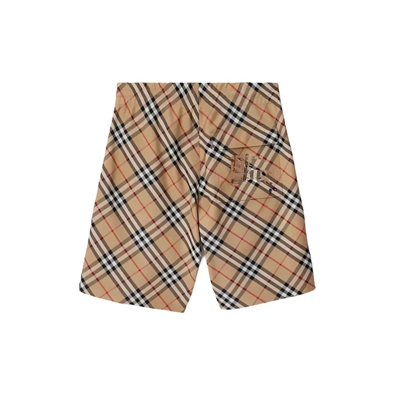 Burberry Vintage Check print Drawstring Shorts-1