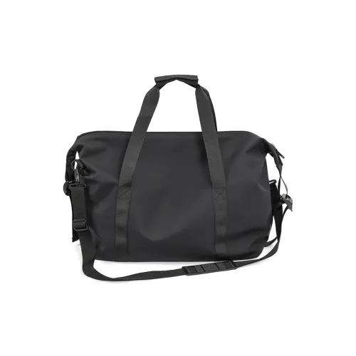 DOSRFINI Oxford Travel Bag Regular Men's Black/Gray/Green
