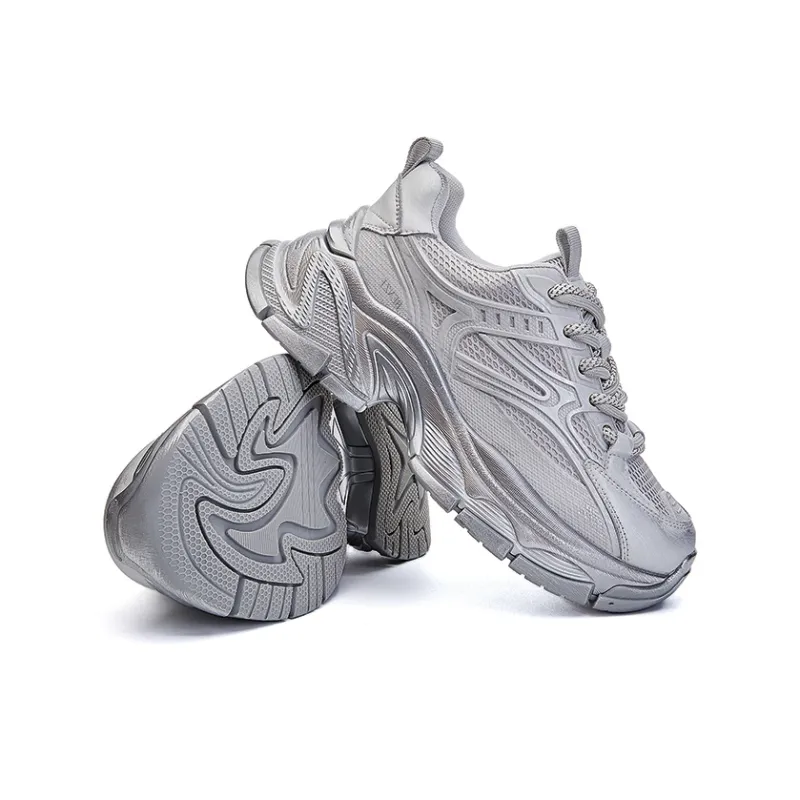 BENZI Anti Slip Wear Resistant Breathable Moisture Wicking Lightweight Low Top Chunky Sneakers Women's-11