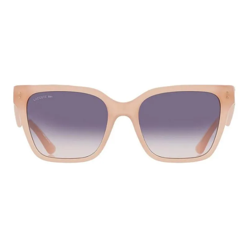 LACOSTE Plastic Square Sunglasses Women's Pink-1