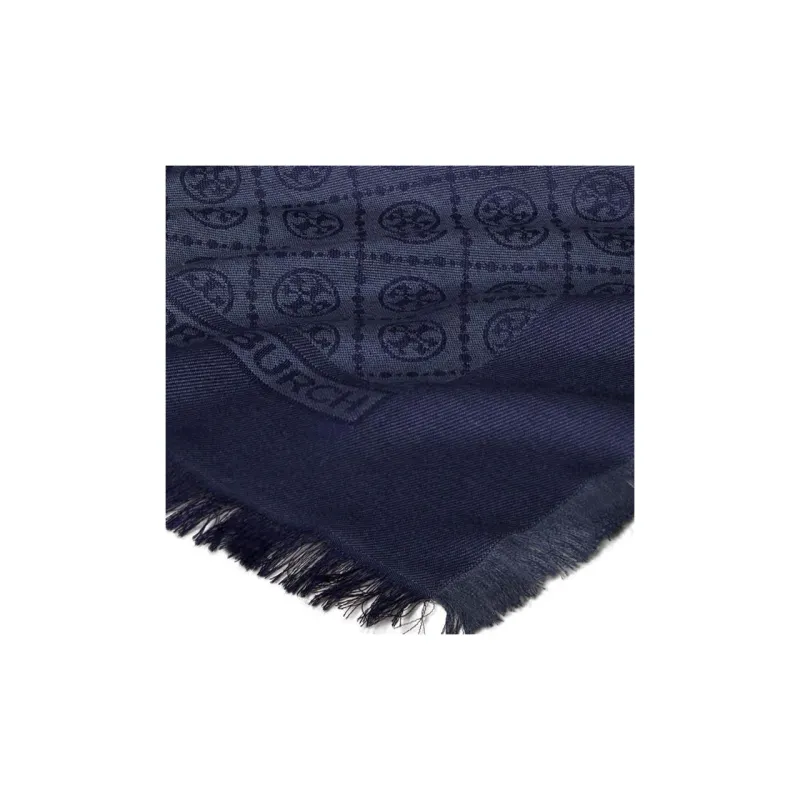 TORY BURCH T Monogram Jacquard Scarf-2