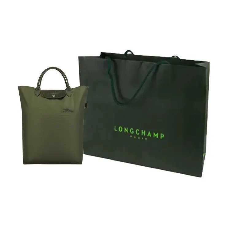 LONGCHAMP Le Pliage Green M Tote Bag-7