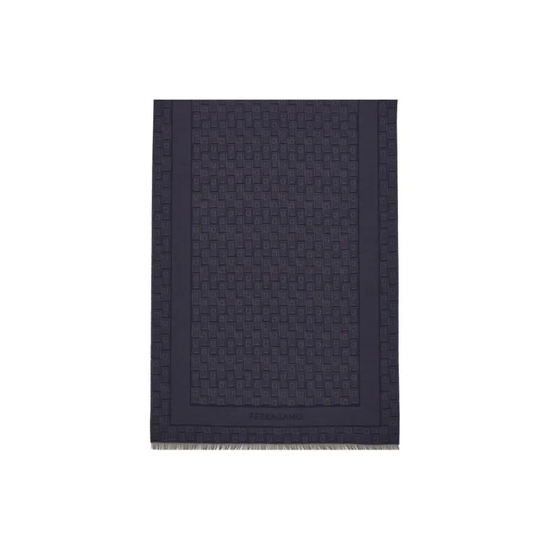 Ferragamo Gancini jacquard Stole-0