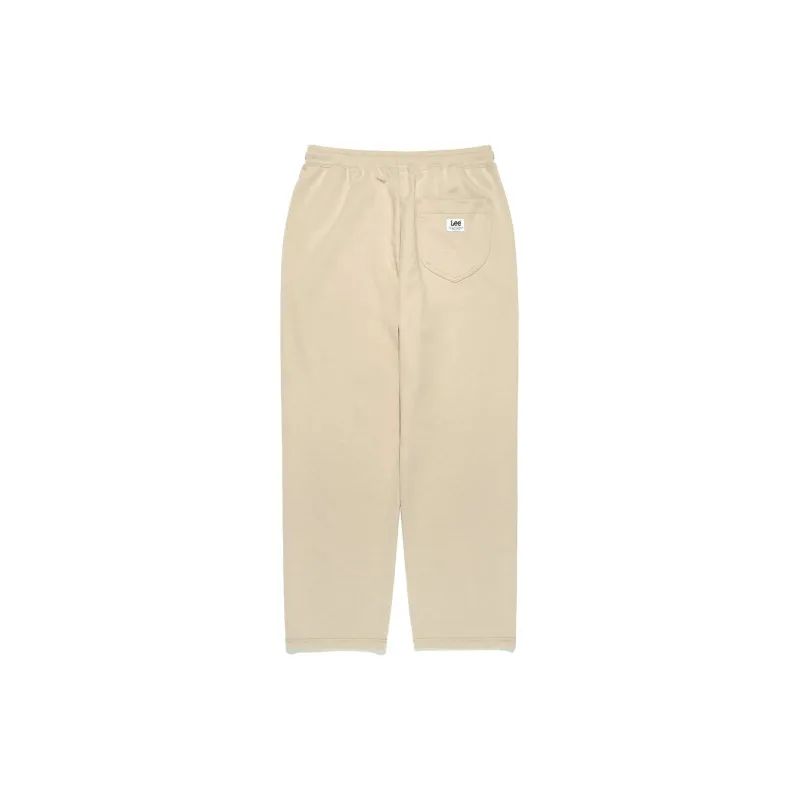 Lee Knitted Sweatpants Men's Beige-1