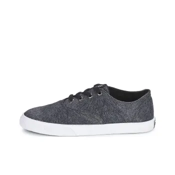 SUPRA Anti Slip Wear Resistant Low Top Skateboard Shoes Women's Black Gray Color