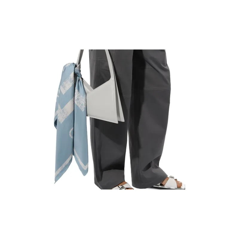 GIVENCHY Silk Scarves Women's Blue-2