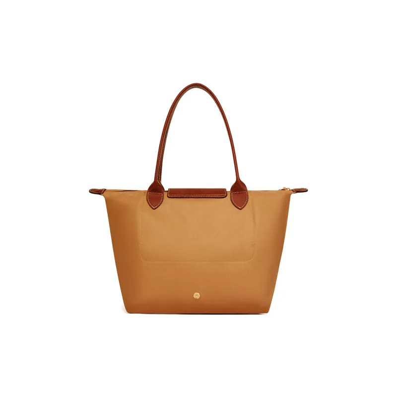 LONGCHAMP Le Pliage Recycled Polyamide With Canvas Tote Bag Shopping Bag Handbag Shoulder Bag Medium Size Women's Sand-3