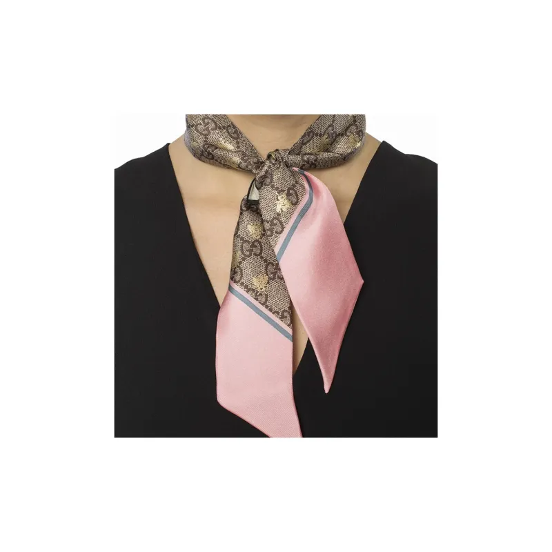 GUCCI GG Silk Scarves Women's-4