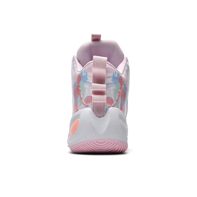 Black tailed Deer High Top Basketball Shoes Unisex-3