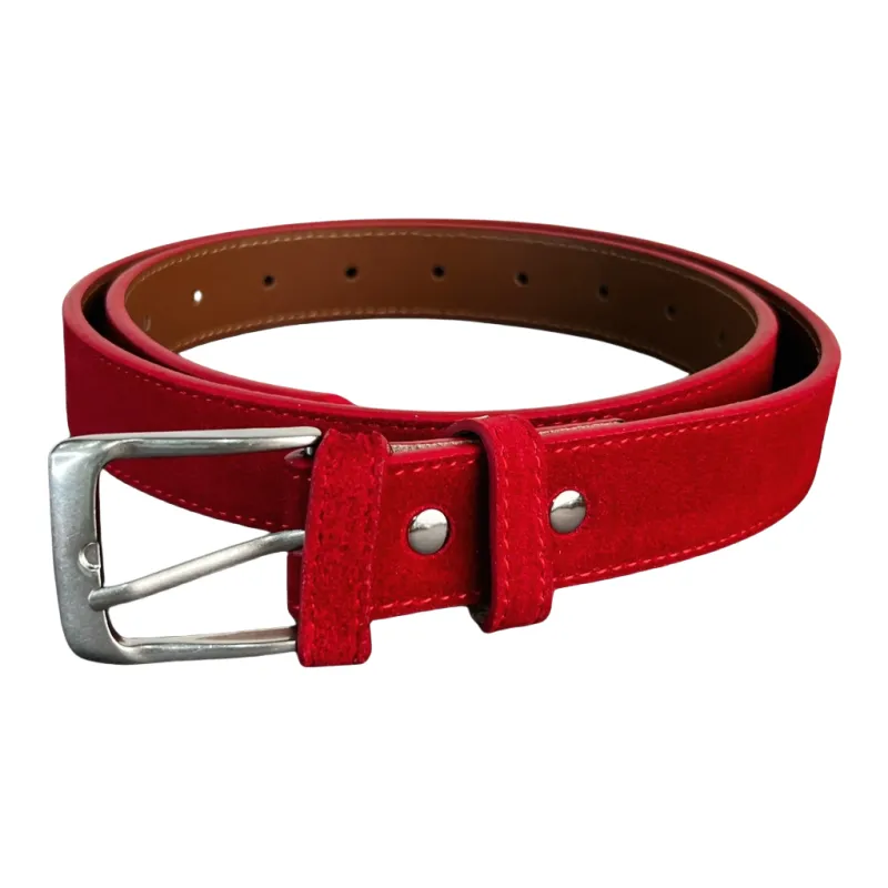 Emperor Penguin Korean Style Velvet Faux Suede Belt With Casual Pants And Cardigan Coat Leather Belts Unisex 2.8cm-4