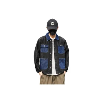 Tonlion Denim Jacket Men's Black