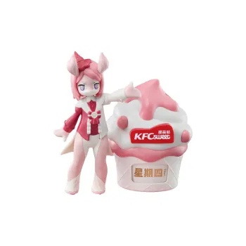 KFC x GenShin Delicious Kingdom Chibi Figures Small Size
