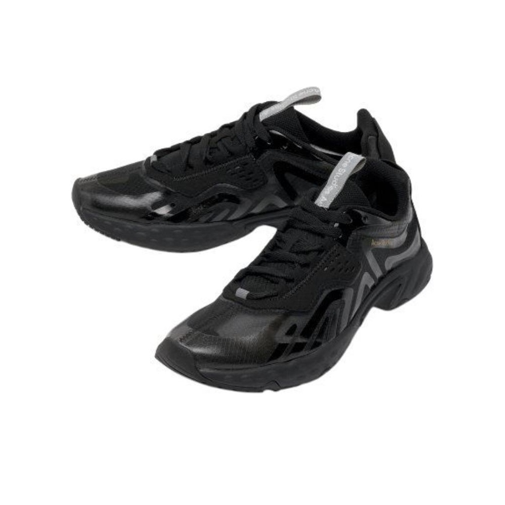 Acne Studios Running Shoes Men Low-Top Black - POIZON