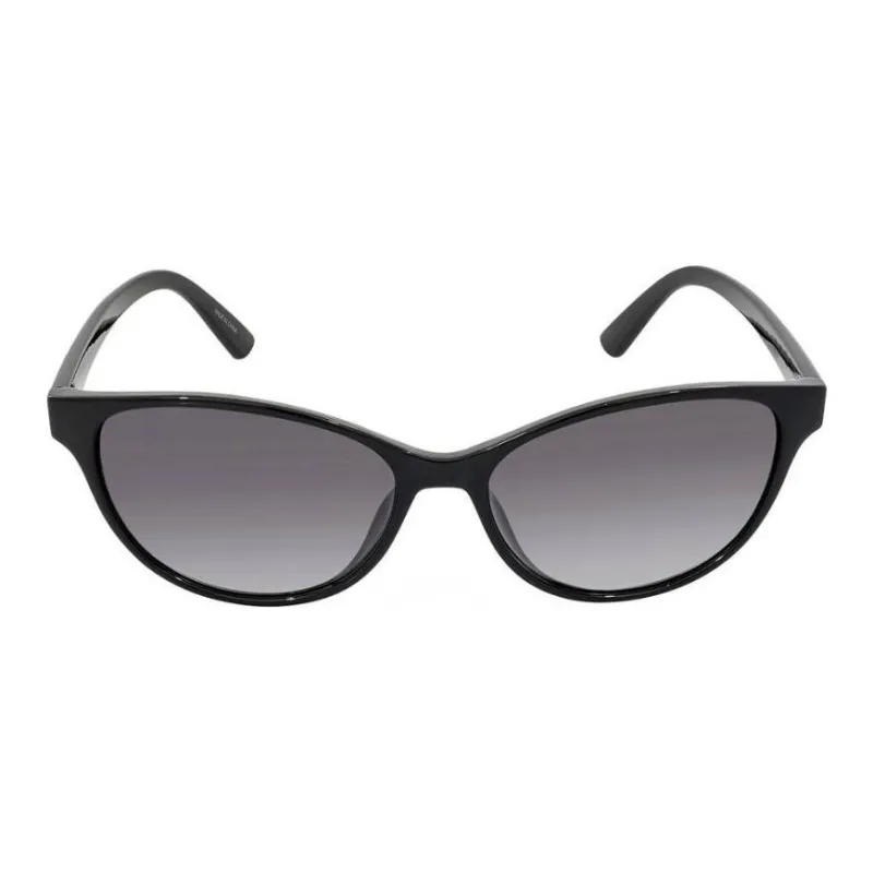 CALVIN KLEIN Plastic Oval Sunglasses Women's Black-1