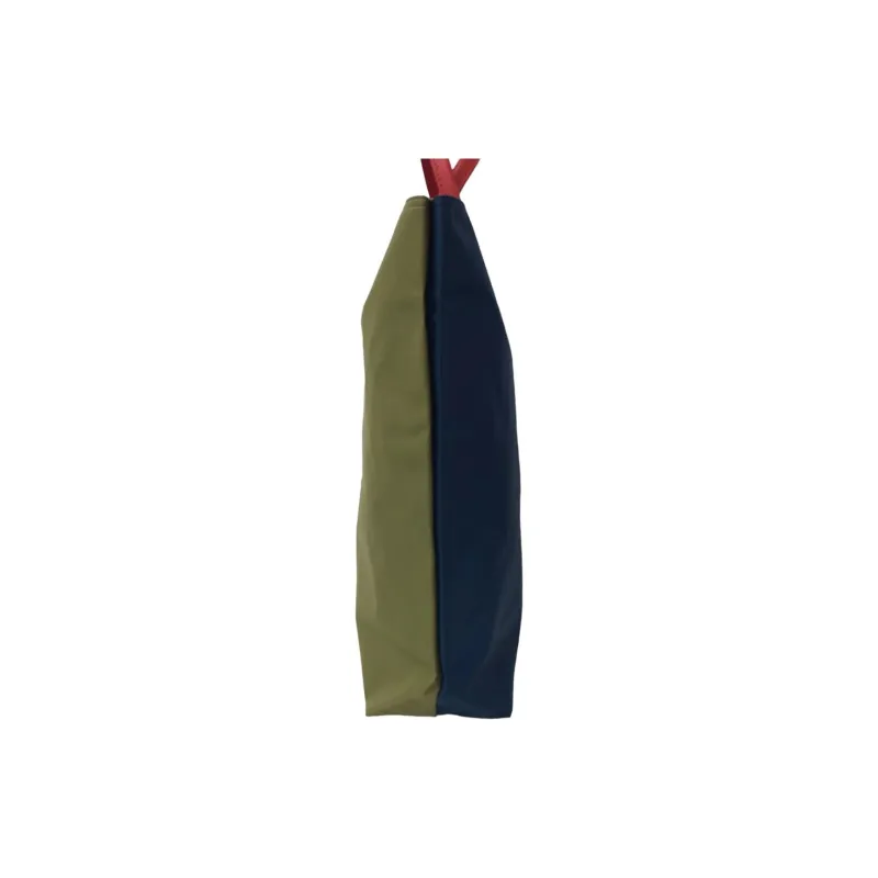 LONGCHAMP Le Pliage Re-play Canvas Tote Bag Shopping Bag Handbag Women's Green & Blue-5
