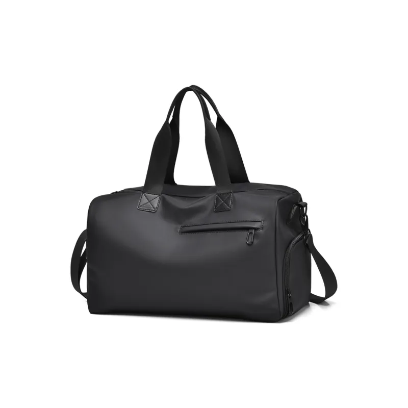 PVC Gym Bag Travel Bag Large Size Unisex Trendy Black/Simple Gray/Khaki-1