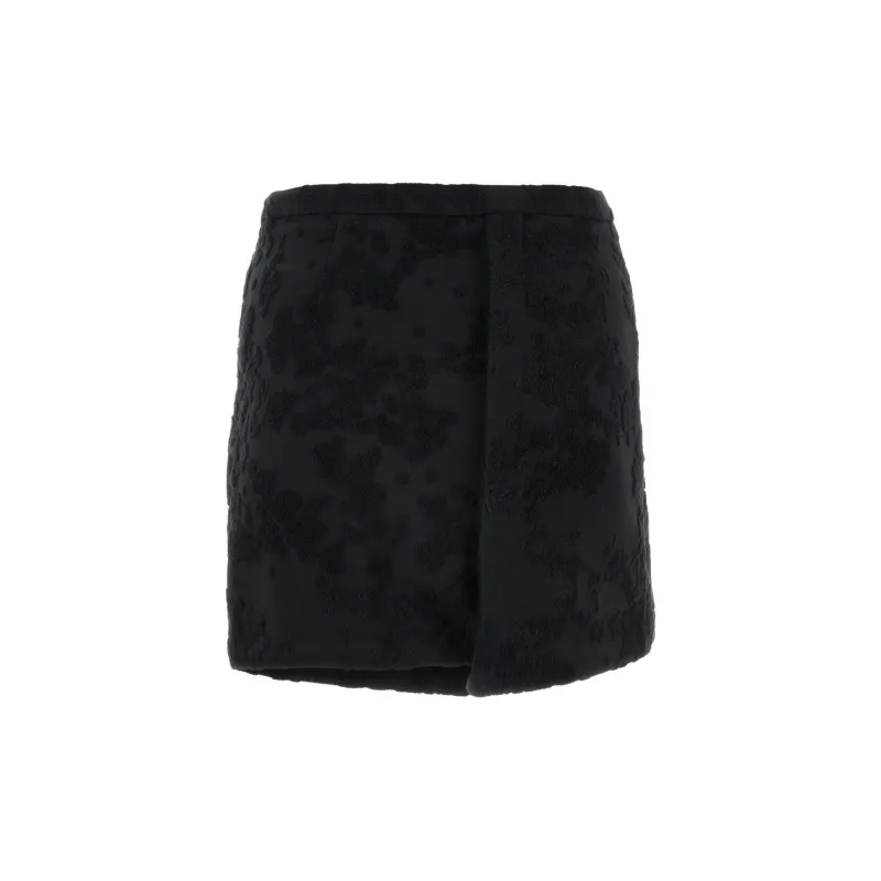 GANNI Floral Pattern Mini Skirt-1