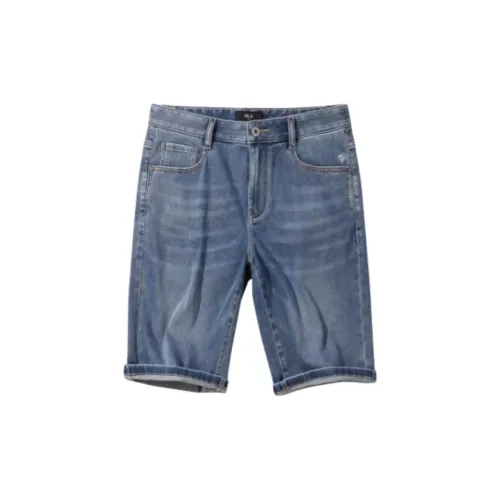 HLA Denim Shorts Men Denim Blue Transition Color Middle 04