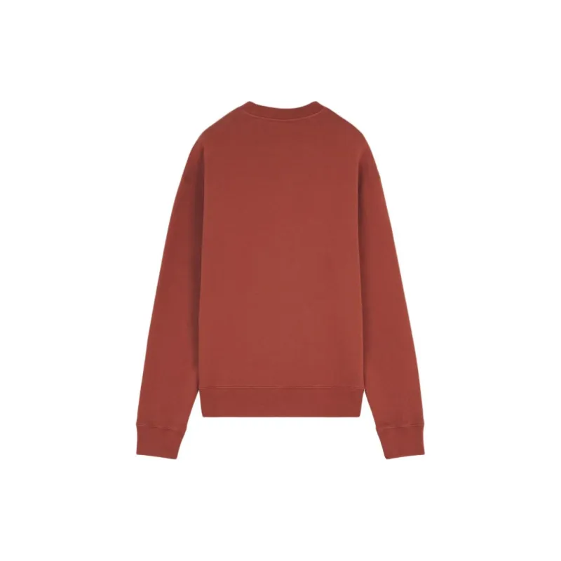 Maison Kitsuné Handwriting Gingham Crewneck Sweatshirt-1