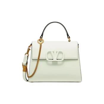 Valentino VSLING Grained Calfskin Crossbody One Shoulder Handbags Small Size Women's Light Green