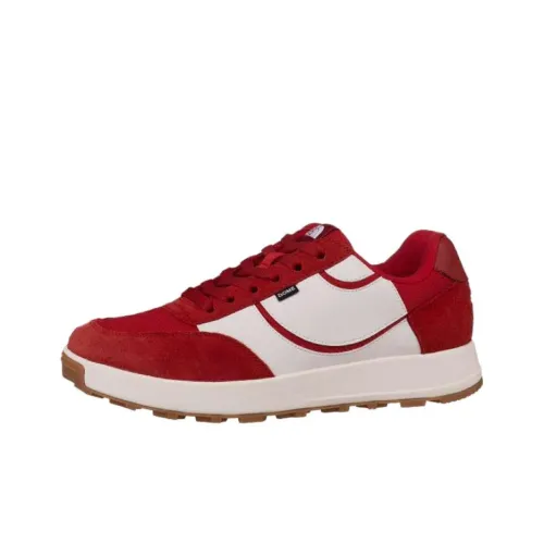 THE NORTH FACE Anti Slip Wear Resistant Low Top Casual Shoes Unisex Red