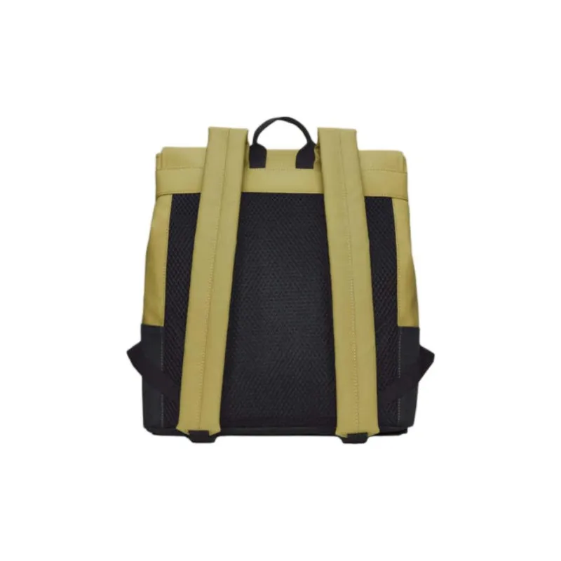 Rains Polyester Backpack Unisex Khaki-1