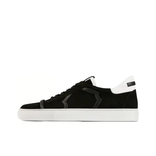 Malone Souliers Skateboard Shoes Men Low-Top Black