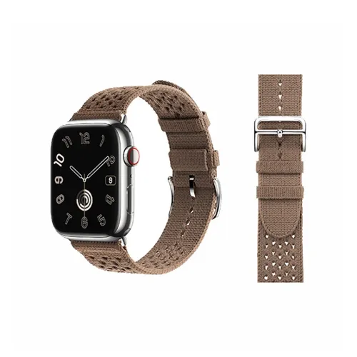 Craftsman Watch Bands Compatibility Apple Watch Hermès Strap For Apple Watch S9/8 Ultra 2 Woven SE Summer IWatch Unisex