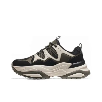 CAMEL Cushioned Wear Resistant Breathable Low Top Chunky Sneakers Men's Gray Brown