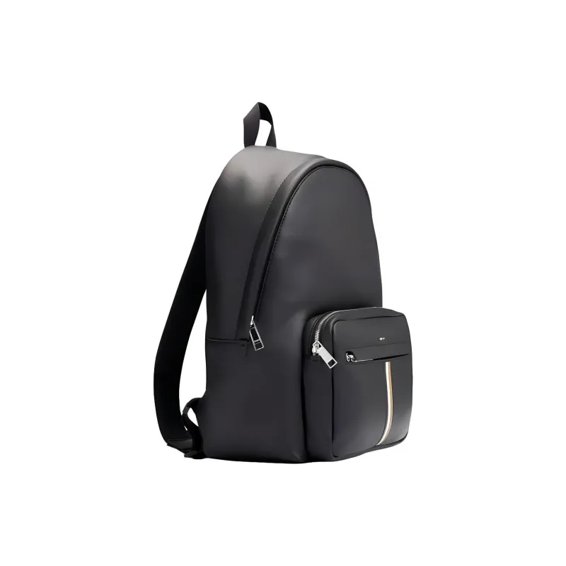 HUGO BOSS Polyurethane Backpack Men's Black-3