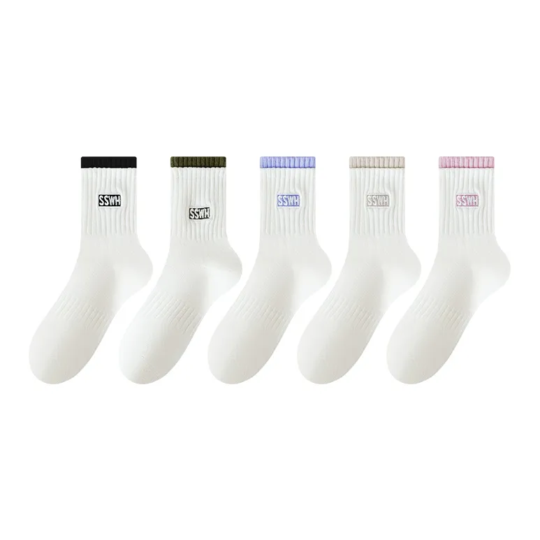 MIIOW Mid Calf Socks Women's Combo Set-36