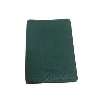 COACH Card Wallet Leather Card Holder Wallet Mini Women's Green