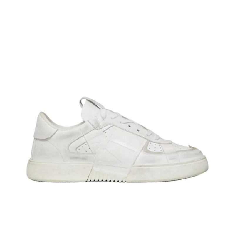 Valentino VL7N Low Top Stylish Skateboarding Shoes Men's White Vintage Version-1