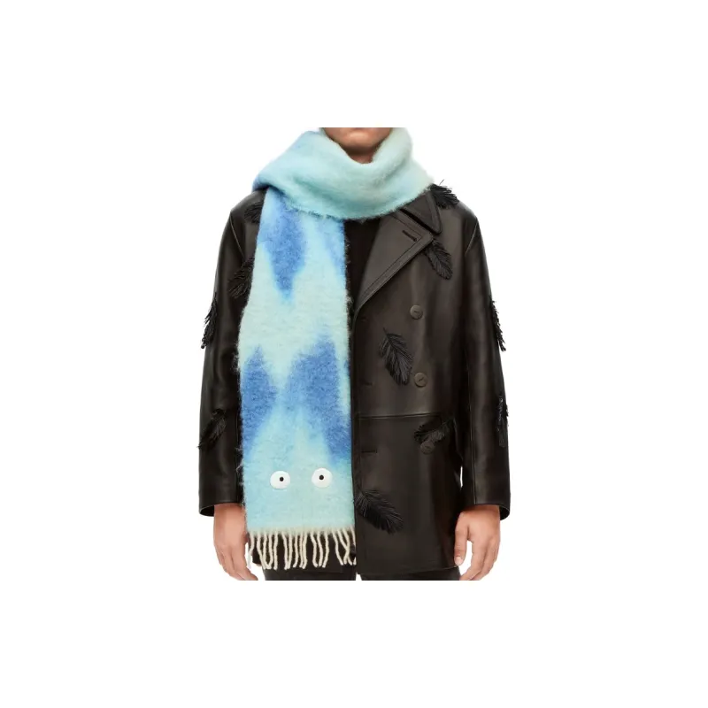 LOEWE X Howls Calcifer Scarf In Mohair And Wool Blend-2