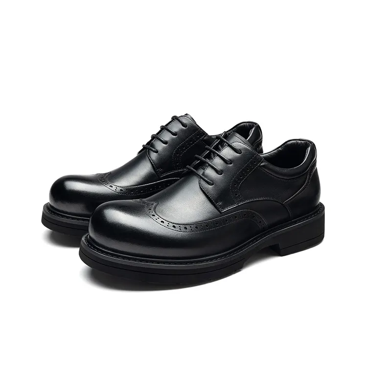 HARSON Derby Casual Shoes Men's Black-2