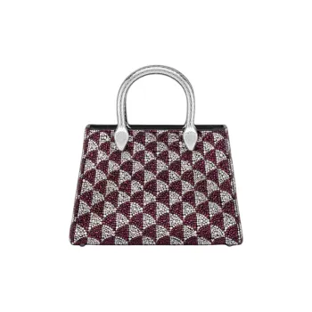 BVLGARI Suede Handbag Women's Purple