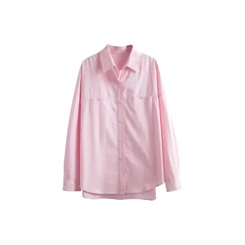 Olrain Shirts Women's Cherry Blossom Pink