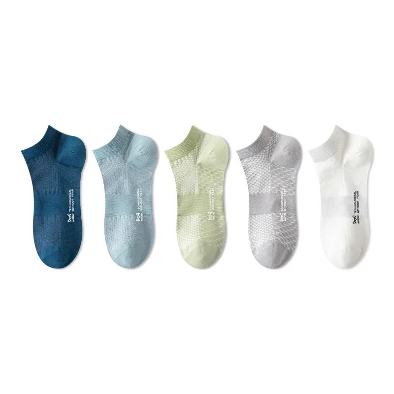 MIIOW Cool One Summer Series Ankle Socks Men's 5 Pack-15